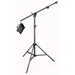 Manfrotto 420B Lysstativ Kombibom 131-392cm Max 9kg med sandsekk Sort