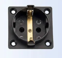 Martin Kaiser Skjøtekontakt 1 veis Chassis Maks 16A Skruterminal