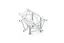 Milos M390L Trio Heavy duty 4 way t-piece truss corner apex down HD