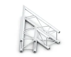 Milos M290VU Quatro Heavy duty black 2 way 45° truss corner HD