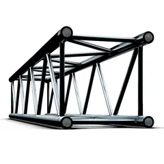 Milos M390L Quatro Heavy duty Black 3m length truss HD