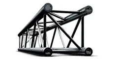 Milos M290U Quatro Regular black 2,5m length truss