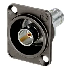 Neutrik UHD BNC D Ch. Feedthrough 75 Ohm D-shape housing