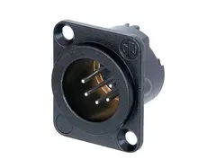 Neutrik NC5MD-LX-BAG 5P XLR Chassis Han Sort