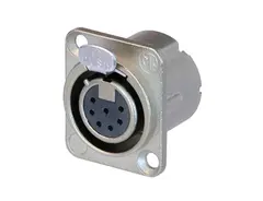 Neutrik NC7FD-LX 7pin XLR Hun Chassis m/lås grå