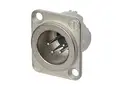 Neutrik NC4MD-LX 4P XLR Han Chassis nikkel