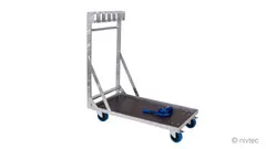 Nivtec platform trolley, small for 6 platforms, 108 x 59cm