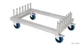 Nivtec rail trolley, small for 14 small rails, 94 x 60cm