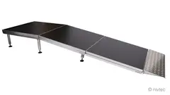 Nivtec wedge for ramp, width: 100cm warted sheet aluminium