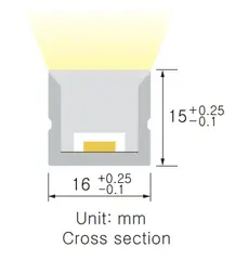 Protech LED Neon Top RGBW60 15w/m IP67, 24V, 5m