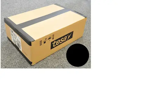 TESA tape 53949 50mx50m, Gaffa mat, Sort Kartong 18 Ruller